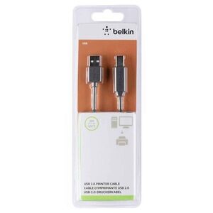 Belkin 3M Black USB 2.0 Printer Cable Cord